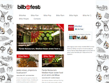 Tablet Screenshot of bilbofest.com